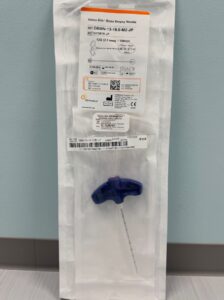 骨生検に用いられる生検針。松原動物病院　腫瘍科